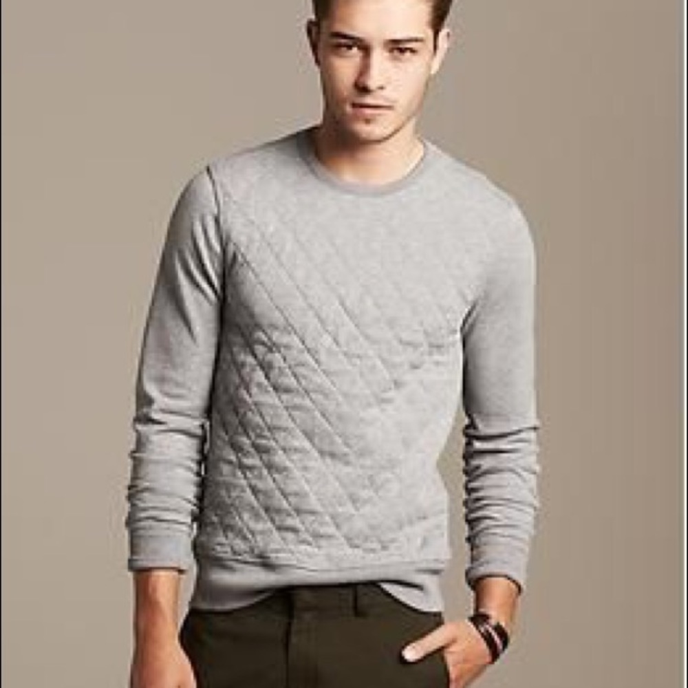 Banana Republic | Quilted Crew Sweater